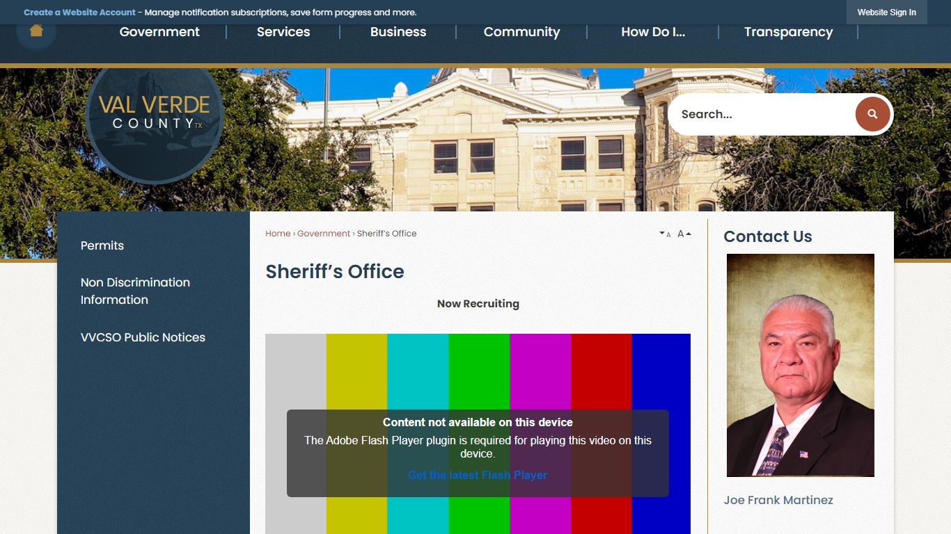 Sheriff’s Office | Val Verde County, TX